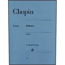 By Frederic Chopin (Author), Norbert Müllemann (Editor) BALLADES - HENLE URTEXT EDITION - REVISED