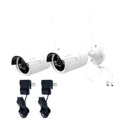 xmartO WB2024-W 2K 3MP Super HD WiFi Home Security Camera with Built-in Microphone (add-on Camera with 3.6mm Lens，Pack of 2, Requires 5MP NVR to Work)