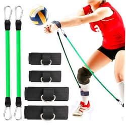 TOBWOLF Volleyball Training Pass Rite Aid Resistance Band, Elastic Pull Rope Exercise Resistance Bands, Volleyball Jump Bounce Drills Rope Agility Training Prevent Excessive Upward Arm Movement
