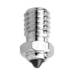 SeulQirw SeulQir Tungsten Carbide Tip V6 Nozzle, 0.4mm 3D printer nozzles for Prusa i3 MK3S/Mini,Anycubic i3 Mega/Kobra/Kobra Neo,High temperature and wear-resistant 3D printer accessories