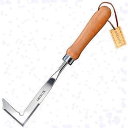 GREBSTK Crack Weeder Crevice Weeding Tool Stainless Steel Manual Weeder Beech Handle Gardening Tool