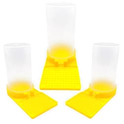 ROYHOO 3 Pack Beehive Beekeeping Water Dispenser Bee Drinking Beekeeping Equipment Honey Beehive Entrance Feeder Nest Beekeeper Tools