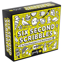 Gamely Six Second Scribbles USA: The frantically Fast, fantastically Fun Drawing Game | A Family Friendly Party Game for Kids, Teens and Adults