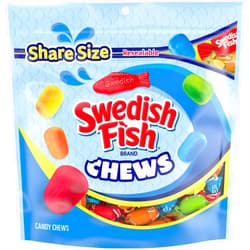 SWEDISH FISH Chews Soft & Chewy Candy, Share Size, 8.12 oz