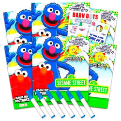 Bendon Sesame Street Imagine Ink Coloring Book Set for Girls Boys - 6 Pack No Mess Coloring Books with Stickers, More (Elmo Sesame Street Party Favors)