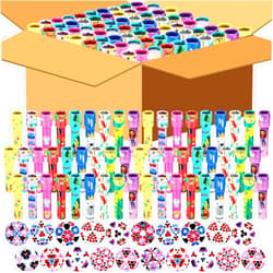 Jerify 100 Pcs Classic Kaleidoscopes Bulk Kids Birthday Party Favor Educational Kaleidoscope Toy Return Gift Retro Goody Bag Fillers for School Classroom Carnival Prizes, Random Pattern