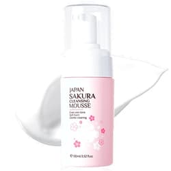 Rosarden Foam Face Wash, Sakura Foaming Cleanser, Foaming Face Wash for Sensitive Skin, Gentle Foaming Face Cleanser for Day and Night Use, Facial Cleansing Washes for Acne Dry Skin