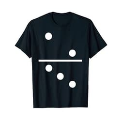 Lustiges Domino Kostüm Steine Party Verkleidung Domino Stone 2 | 3 Groups Costume Token Carnival T-Shirt
