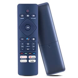 PZL New URMT26CND002 Replacement Remote Control for Philips Google TV 55PUL7552/F7 643PUL7652/F7 RF439A-V06 (No Voice Function)
