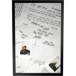 Poster Foundry XXXtentacion 17 Album Cover Art Merch XXX Bad Vibes Forever Skins Trap Music Aesthetic Black Wood Framed Wall Art 14x20