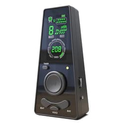 LEKATO Electronic Digital Metronome with Timer for Guitar, Piano, Violin, Ukulele Practice, Advanced Universal Metronome with Tempo Knob, Vocal Counts, Type C and Timing