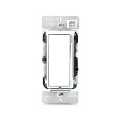 Leviton Decora Slide Dimmer Switch for Dimmable LED, Halogen and Incandescent Bulbs, DSL06-1LZ, White with Ivory and Light Almond Faceplates