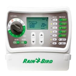 Rain Bird SST600IN Simple-To-Set Indoor Sprinkler/Irrigation System Timer/Controller, 6-Zone/Station (this New/Improved Model Replaces SST600I),Gray/Green