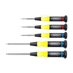 General Tools Mfg 700 5-Piece Screwdriver Set With Ergonomic Handles
