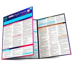 Kyra Sheahan,Kyra Cerri AMA Style Guide for Science & Medical Writing: QuickStudy Laminated Reference Guide
