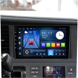 AUMUME Android 12 Double Din Car Stereo for Toyota Sienna 2015-2018 with 9 Inch Touchscreen Radio Built-in Wireless Carplay/Android Auto/GPS/Bluetooth/FM/AUX-in/Steering Wheel Control Backup Camera