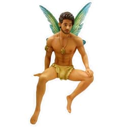 December Diamonds Alston Male Fairy Christmas Ornament Faeries Pixie 5555045 New