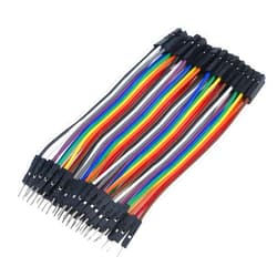 Antrader Breadboard Jumper Wires 40 Pin 10CM Male to Female Jumper Cable