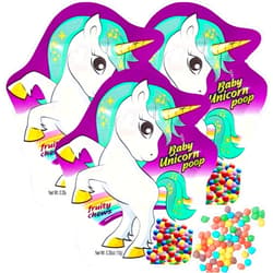 4YoreElves Baby Unicorn Poop Candy Fruit Chews, Delight your Kids with these Adorable Unicorn Candy Party Favors and Goody Bag Fillers, Perfect Decorations for your Unicorn Party or Event, By 4YoreElves, Pack of 24 x 0.35oz