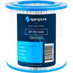 SpiroPure Replacement for Jacuzzi CFR 50 Unicel C-9650 Pleatco PJ50-4 Hot Tub Spa Pool Filter Replacement Cartridge