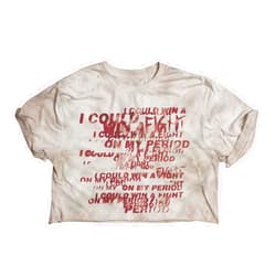 WEA Women's Melanie Martinez on My Period Exclusive Washed Crop Top