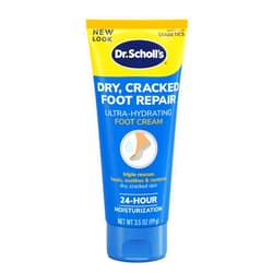 Dr. Scholl's Dry, Cracked Foot Repair Ultra-Hydrating Foot Cream Moisturizer, 3.5 oz, Skin Care Foot Lotion with 25% Urea for Dry Cracked Feet, Heals and Moisturizes for Healthy Feet