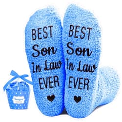 HAPPYPOP Gift Idea For Him - Gifts For New Dad Son Brother Husband Uncle, In Law Gifts, Funny Men Socks Fathers Day
