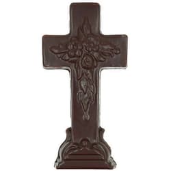 Philadelphia Candies Solid Dark Chocolate Easter Cross, 10 Ounce