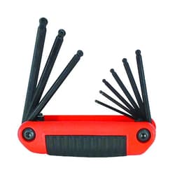 Eklind Tool EKLIND 25919 Ergo-Fold Fold-up Ball-Hex allen wrench - 9pc set SAE Inch Sizes 5/64-1/4