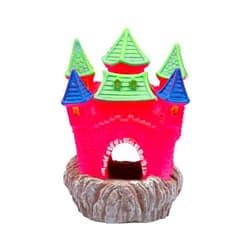 GloFish Extra Large Castle Ornament, 1 Count, Decor for Aquariums