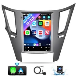 SIXWIN Android Car Stereo for Subaru Outback Legacy 2010-2014 9.7 Inch Touch Screen Car Radio with Wireless Apple Carplay Android Auto 1G+32G GPS Navigation Bluetooth FM WiFi HiFi Backup Camera MIC