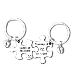 Dabihu Loss Memorial Keychain Loss of Baby Memorial Gifts Sympathy Gift for Infant Loss Pregnancy Miscarriage Loss Memorial Gift for Parent In Memory of Infant Child Loss Remembrance Gift Miscarriage Jewelry