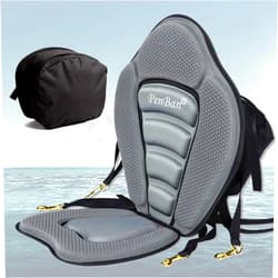 Penban Universal Deluxe Kayak Seat Cushion with Storage Bag,Boat Seat SUP Seat Canoe Seat,4 Adjustable Straps for Kayaking Canoeing Rafting Fishing