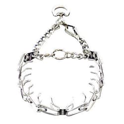 Herm Sprenger Prong Dog Collar 3.0 mm x 21 Inches Chrome Plated Steel Training Pinch Collar for Dogs Neck Size up to 18 Inches