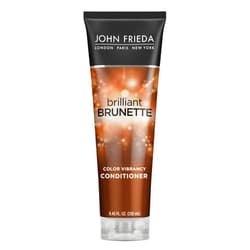 John Frieda Brilliant Brunette, Color Boosting Conditioner, Enhances and Protects Multi-Dimensional Tones, With Sweet Almond Oil to Rehydrate and Replenish Dry Hair, 8.45 Oz