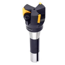 OSCARBIDE Indexable End Mill,R8 Shank,2