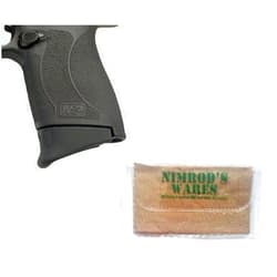 Nimrod's Wares Pearce Grip Extension Compatible with Smith & Wesson M&P 9 Shield Plus 10-Rd Only PG-MPPL Bundle with Microfiber Cloth