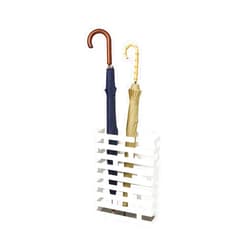 Yamazaki Home Umbrella Stand - Storage for Umbrellas & Walking Canes Steel One Size hite