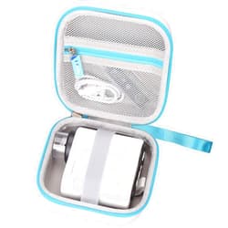 Worfty Hard Travel Carrying Case for barchrons Handheld Microscope 1000X Handheld Microscope with 6 Adjustable LED Lights, Case Compatible with barchrons Mini Portable Microscope USB to PC (Case Only)