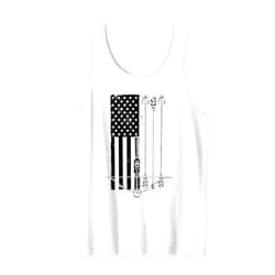 Best Crossbow Gifts Bow Hunter Bowhunting Apparel Cool Crossbow For Men Women Arrow Bow Hunting American Flag Tank Top