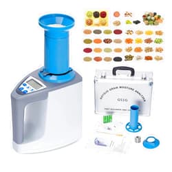 GOYOJO Moisture Tester Portable GOYOJO Grain Moisture Meter Analyzer 3-35% Measurement Range 0.1% Accuracy 20 Digital Grain Types incl. Wheat, Corn, Rice, LCD Display, Crop Moisture Meter