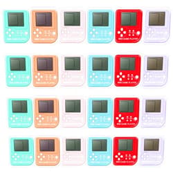 DOEA Video Game Keychain Party Favors,24Pcs Arcade Video Game Keychain,Party Favors for Kids Filled with Bulk Video Game Party Supplies,Birthday Goodie Bag Stuffers