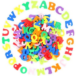MIDELONG Letter Stickers Foam Letter Stickers, Colorful Self Adhesive A-Z Alphabet Stickers Craft Supplies Stickers for DIY Crafts Scrapbooking School Project Party Decorations, Pack of 260