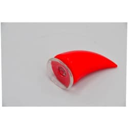 Elarco 2 PC Motorcycle Helmet Horn,Rubber Helmet Devil Horn with Sucker Motorcycle Helmet Decoration Accessories(Red)