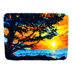 Clhjinruoliu Latch Hook Kits, Soft Simple Embroidery DIY Rug Craft Kit with Include Latch Hook Set, Home Decoration(39.4X23.6 Inch/100X60cm)