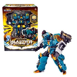 SSmall Miniforce Dinoid Warrior Buster GIGA Blue Green Headbot Giganoto Dino Robot