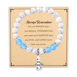 WSNANG Lighthouse Bracelet for Women Nautical Bracelet Lighthouse Fashionable Bracelet Gift for Lighthouse Lover Gifts