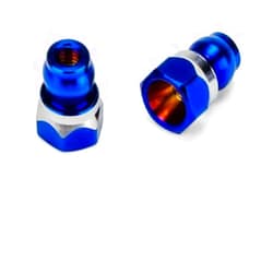 J Concepts JCO5159-1 JConcepts - RC10B7 Fin titanium front stand-off, (burnt blue) - 8mm