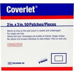 JOBST Coverlet Adhesive Strips, 2 x 3 Inch, 50 Count