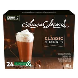 Laura Secord Hot Chocolate Mix K-Cups for Keurig Brewers, 24Count
